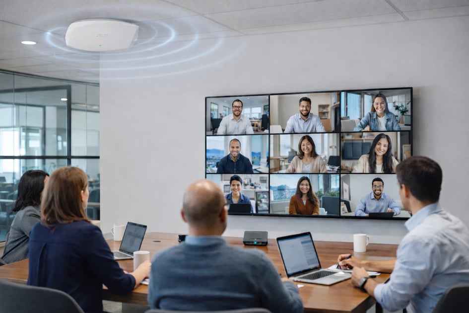 Conference room video conference Wi-Fi 7 access point security, density and perforance