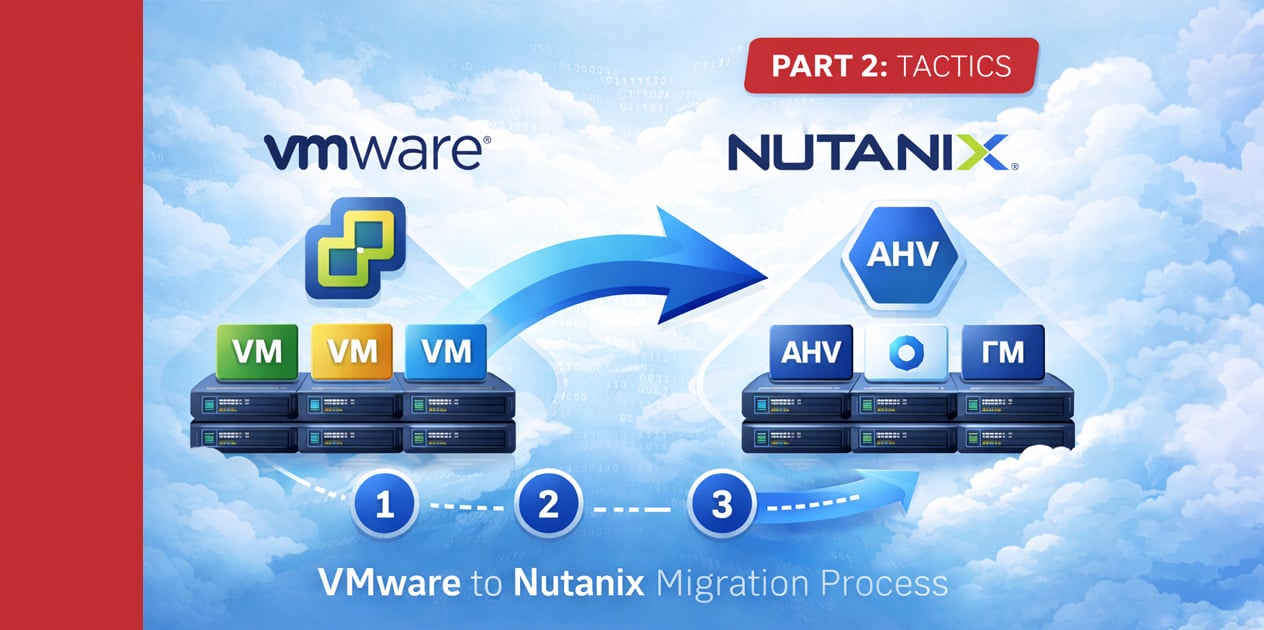 Tactical process of moving from VMware to Nutanix