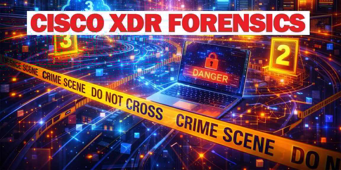 Cybercrime scene forensics Cisco XDR